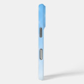 Elegant Sky Blue Ombre Diamond Muster Case-Mate iPhone Hülle (Rückseite / Rechts)