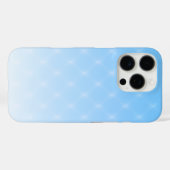 Elegant Sky Blue Ombre Diamond Muster Case-Mate iPhone Hülle (Rückseite (Horizontal))