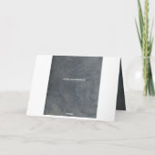 Elegant Slate Gray Stucco Blank Vielen Dank 2.0 Dankeskarte (Rückseite)