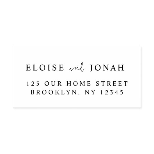 Elegant Sleek Stilvoll Modernes Hochzeitskuppel Ei Gummistempel (Prägung)