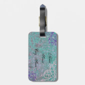 Elegant Sloughi Gepäckanhänger (Rückseite vertikal)