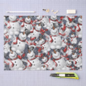 Elegant Snowman Weihnachten Seidenpapier (Handwerk)