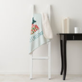 Elegant Snowy Christmas Tree Sherpadecke (Beispiel)