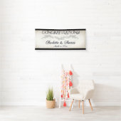 Elegant Soft Blätter Script Wedding Banner (Insitu)