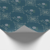 Elegant Soft Blue Filigree Wrapping Paper - Romant Geschenkpapier (Ecke)