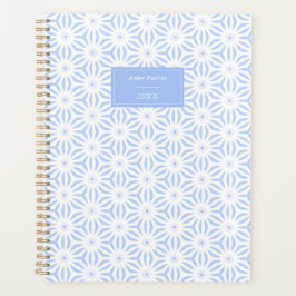 Elegant Soft Blue Geometric  Planer