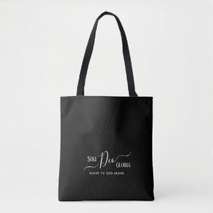 Elegant SOLI DEO GLORIA Personalisiert Tasche