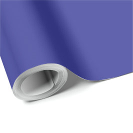 Elegant Solid Blue  Geschenkpapier
