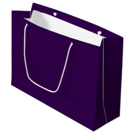 Elegant Solid Dark Purple Große Geschenktüte