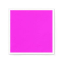 Elegant Solid Pink Party Paper Napkin