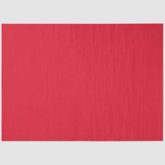 Elegant Solid Ruby Red Christmas Tissue Seidenpapier (Vorderseite)