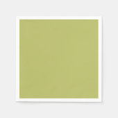 Elegant Solid Spring Green Serviette (Vorderseite)