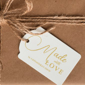 Elegant Sophisticated Calligraphy Made with Love Gummistempel