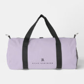 Elegant Sophisticated Classic Monogram Lilac Duffle Bag (Vorderseite)