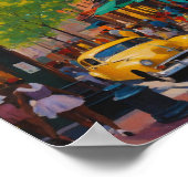 Elegant Sophisticated Harlem Renaissance Shoppes Poster (Ecke)