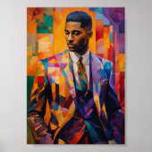 Elegant Sophisticy Gentleman Harlem Renaissance Poster (Vorne)