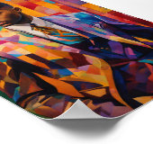 Elegant Sophisticy Gentleman Harlem Renaissance Poster (Ecke)