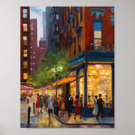 Elegant Sophisticy Harlem Renaissance Poster