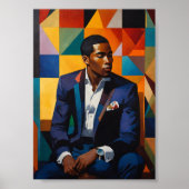 Elegant Sophisticy Harlem Renaissance Poster (Vorne)