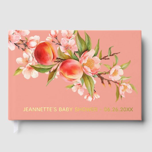 Elegant Southern Sweetheart Style Gästebuch (Vorderseite)