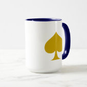 Elegant Spade Design Tasse (VorderseiteRechts)