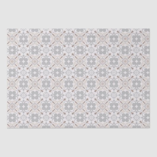 Elegant Spanish Tile Luxe Aesthetics Seidenpapier (Vorderseite)