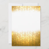 Elegant Sparkle Einladung (Rückseite)