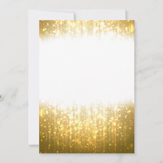 Elegant Sparkle Einladung (Rückseite)