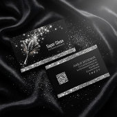 Elegant Sparkling Cleaning Service Business Card  Visitenkarte