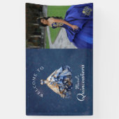 Elegant Sparkling Quinceanera Dress Banner (Vertikal)