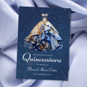 Elegant Sparkling Quinceanera Dress Einladung