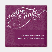 ELEGANT SPEICHERT DAS DATUM MAGNET: extravaganter  Magnet (Vorne)