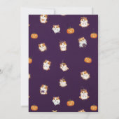 Elegant Spiderweb Halloween Invitation Einladung (Rückseite)