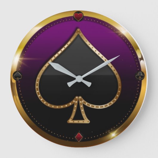 elegant spielend große wanduhr (Vorderseite)