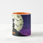 Elegant Spooky Halloween Tasse (Zentrum)