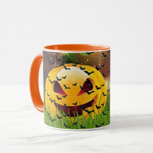 Elegant Spooky Halloween Tasse (Vorderseite Links)