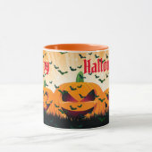 Elegant Spooky Halloween Tasse (Zentrum)