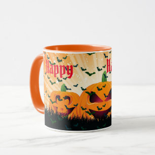 Elegant Spooky Halloween Tasse