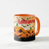 Elegant Spooky Halloween Tasse (VorderseiteRechts)