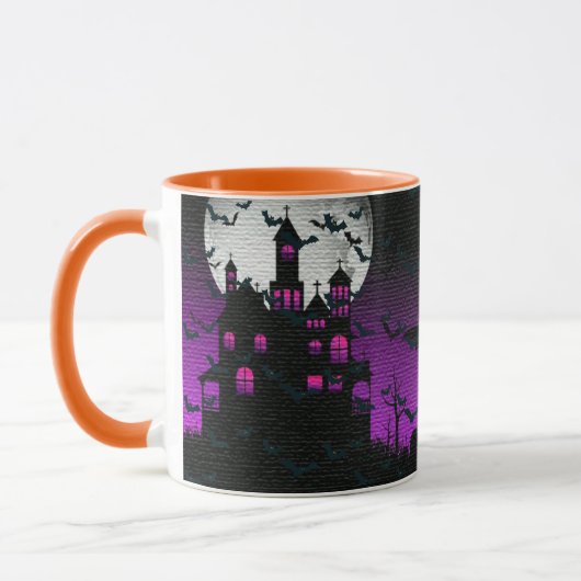Elegant Spooky Halloween Tasse (Links)