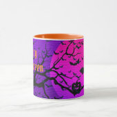 Elegant Spooky Halloween Tasse (Zentrum)