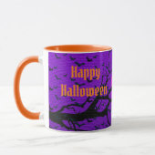 Elegant Spooky Halloween Tasse (Links)