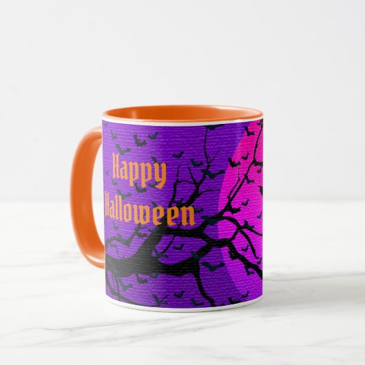 Elegant Spooky Halloween Tasse (Vorderseite Links)