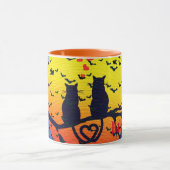 Elegant Spooky Halloween Tasse (Zentrum)