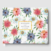 Elegant Spring Boho Chic Greenery Wildblume Gästebuch (Vorderseite)