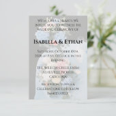 Elegant Spring Daffodil Place Setting Formal  Einladung (Stehend Vorderseite)