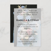 Elegant Spring Daffodil Place Setting Formal  Einladung (Vorne/Hinten)