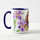 Elegant Spring Iris Floral IWD Gift Tasse (Links)