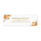 Elegant spring orange flowers with Golden tones (Vorne)