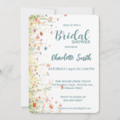 Elegant Spring Wildflower Rose Garden  Einladung (Vorderseite)